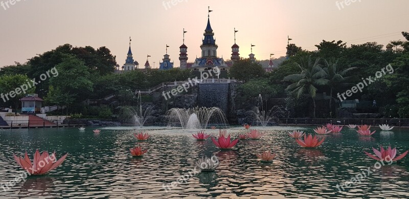 Natural India Imagica Water Flower