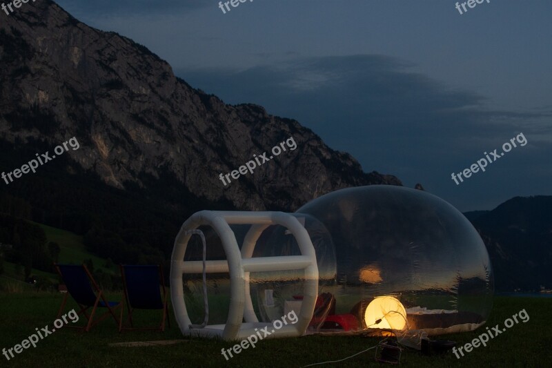 Bubbletent Sleep Unusual Tent Soap Bubble