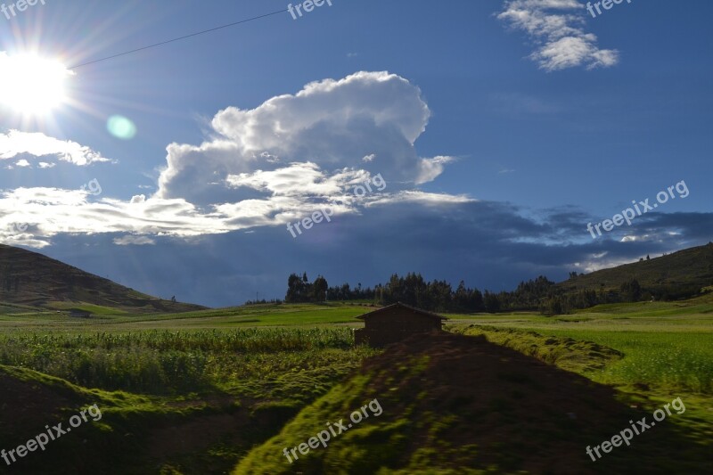 Clouds Sky Cajamarca Landscape Free Photos