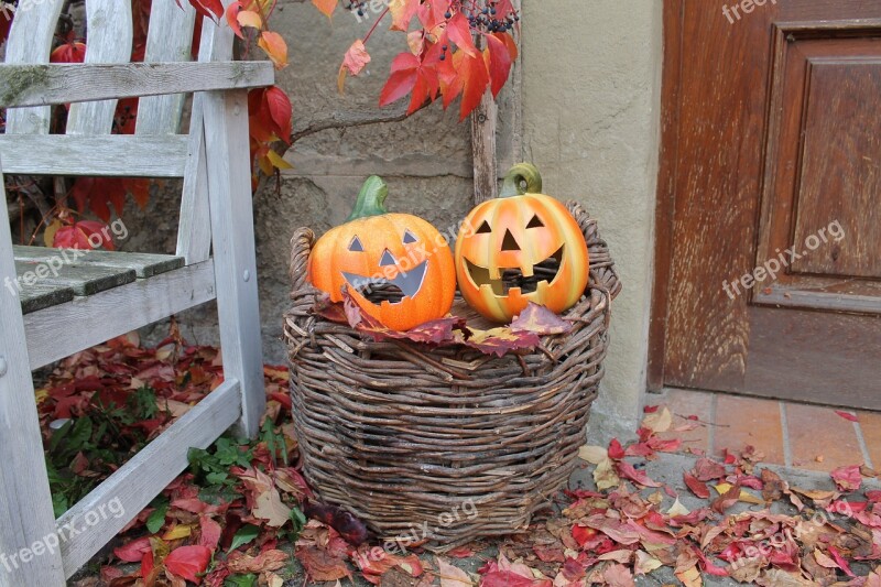 Halloween Pumpkin Autumn Decoration Orange