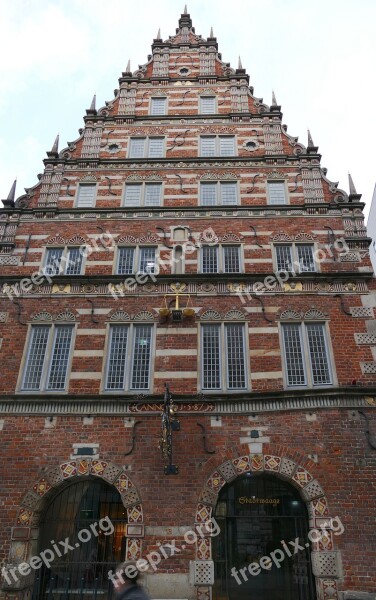 Bremen Hanseatic City Architecture Historic Center Böttcher Street