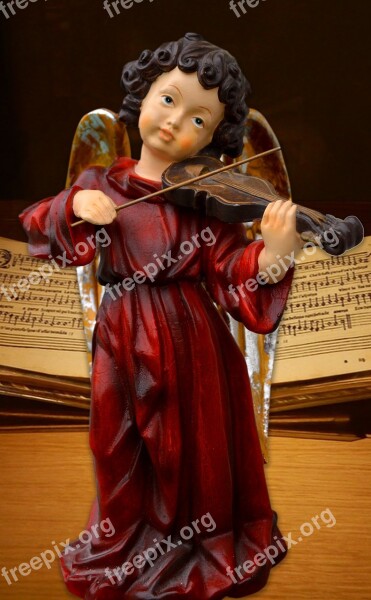 Angel Once Notebook Violin Music Free Photos