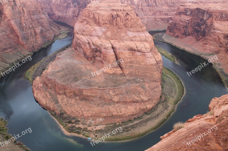 Horseshoe Bend Arizona Colorado River Canyon Glen Canyon