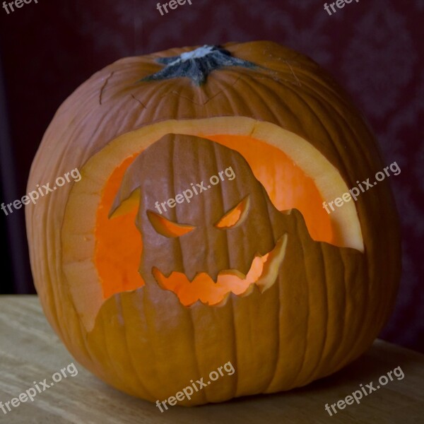 Carved Pumpkin Jack-o-lantern Halloween October