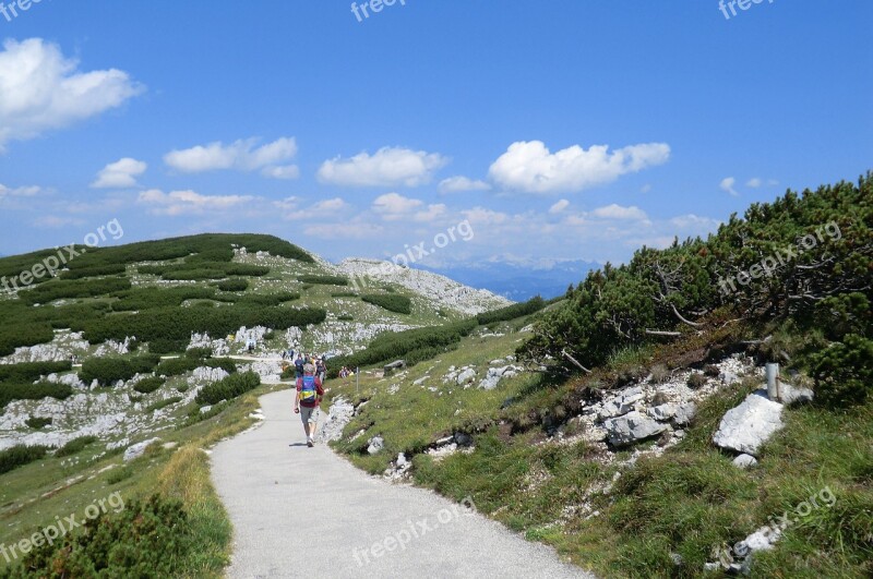 Dachstein-krippenstein Salzkammergut Austria Mountains View