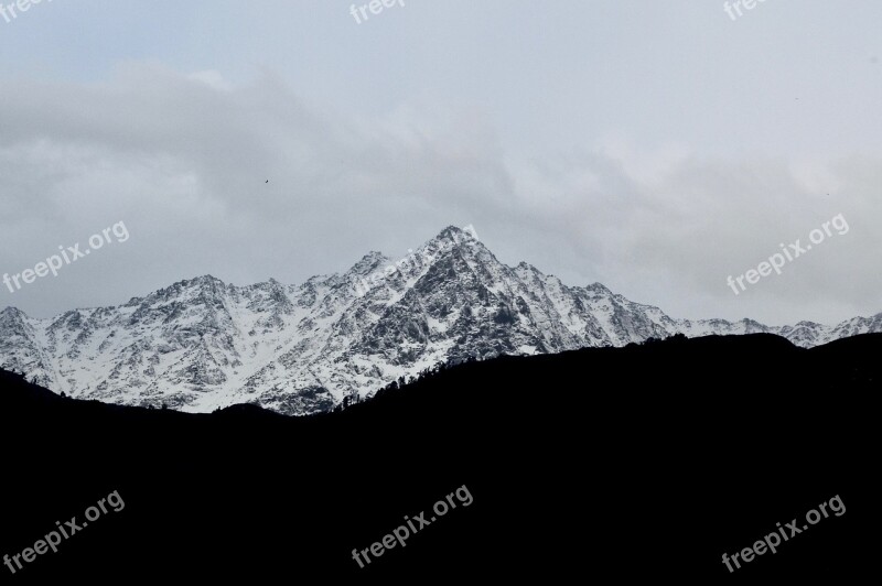 Mountain Snow Landscape Nature Winter