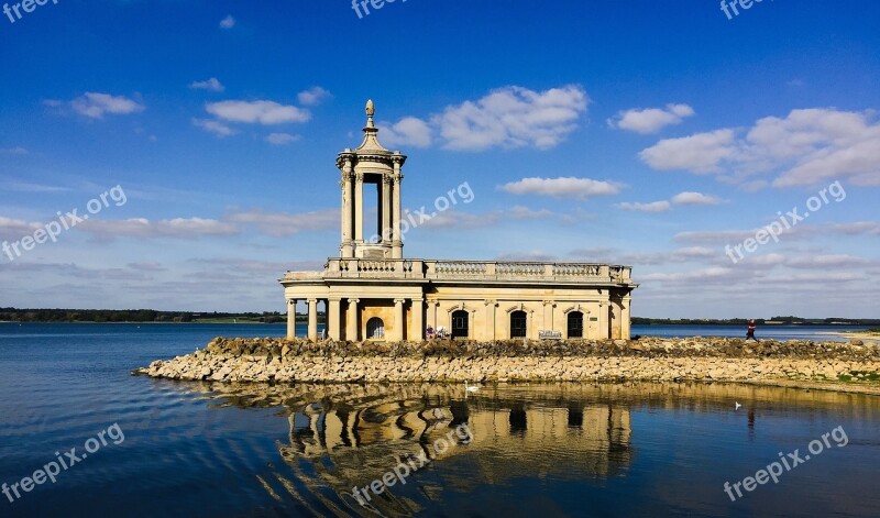 Church Chapel Lake Sky Architecture