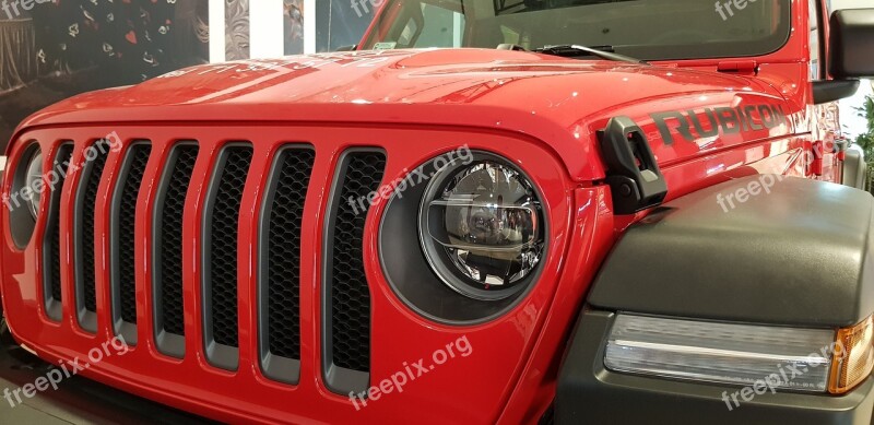 Jeep Wrangler Rubicon Reflector Free Photos