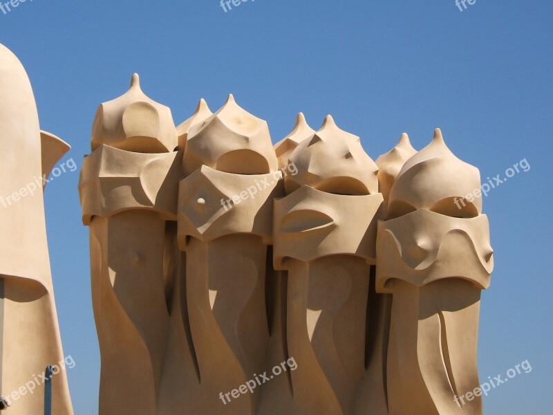 Barcelona Spain Pedrera Catalonia Urban