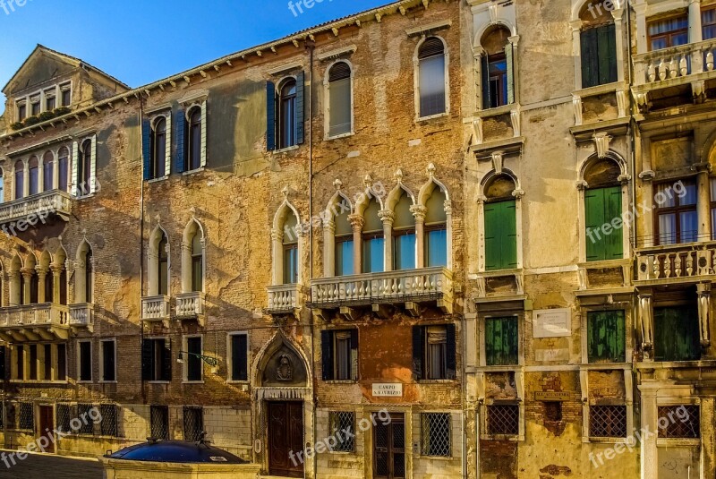 Venice Venezia Building Facade Architecture