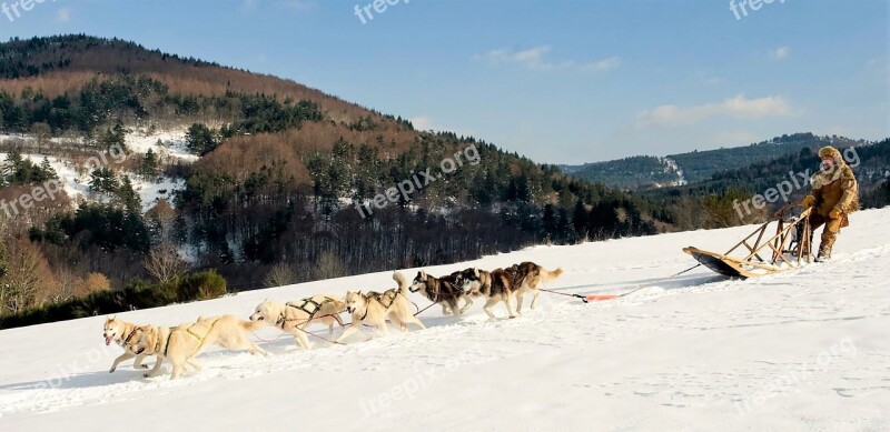 Winters Snow Nature Mountain Landscape