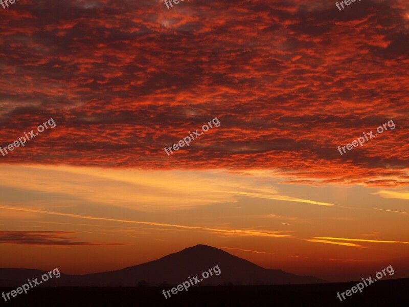 Szársomlyó Dawn Cloud Daybreak Nature