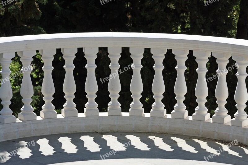 Balustrade Park Symmetry Free Photos