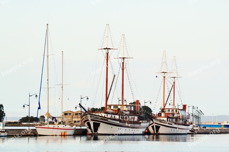 Boats Port Sea Ship Water