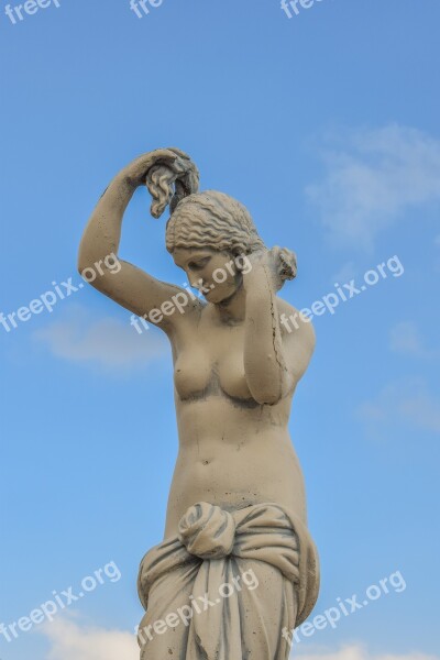 Cyprus Ayia Napa Water World Female Statue