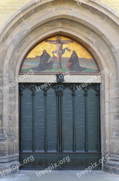 These Door Castle Church Lutherstadt Wittenberg Luther