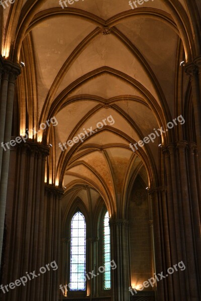 Church Bayeux France Cathedral Religion