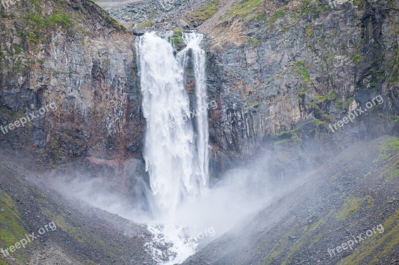 Changbai Mountain North Korea Falls Landscape Free Photos