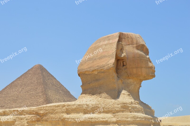 Egypt Sphinx Egyptian Pyramid Cairo