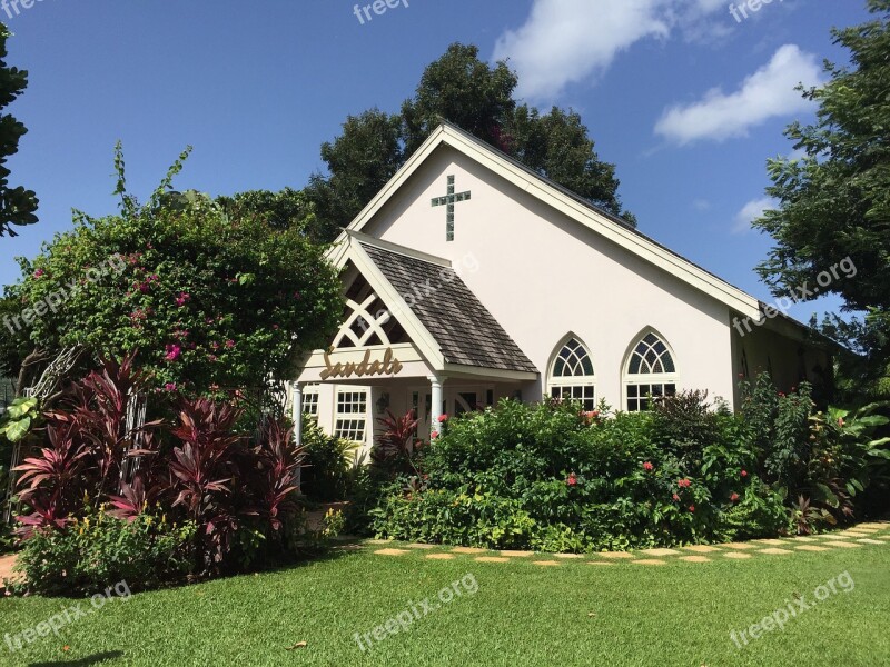 Jamaica Sandals Chapel Wedding Caribbean