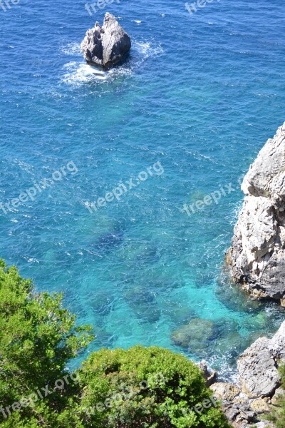 Corfu Greece Ocean Free Photos