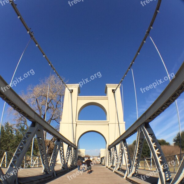 Bridge Nature Fisheye Landmark Travel