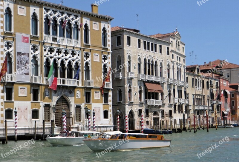 Italy Venice Grand-canal Cad'oro Façades