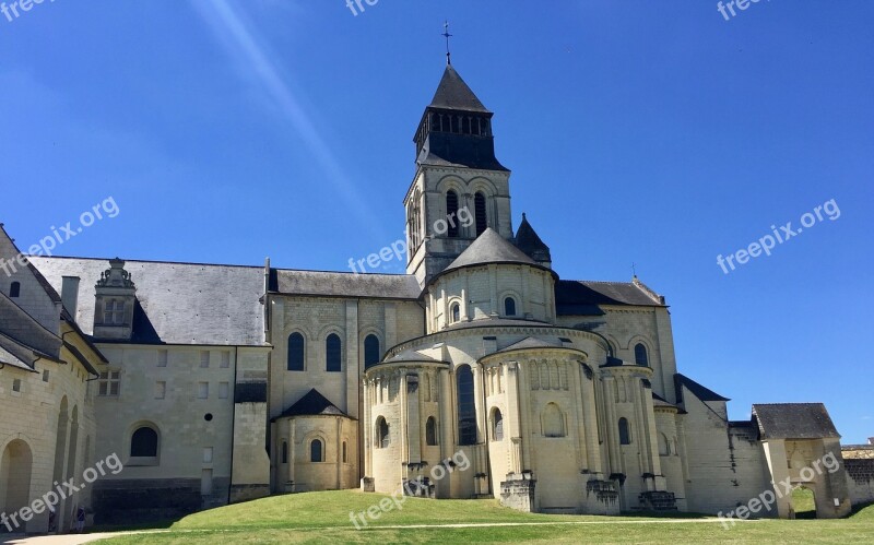 Abbey Touraine Fontevraud Heritage Free Photos