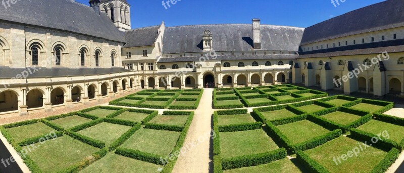 Fontevraud Abbey Cloister Heritage 11th Century