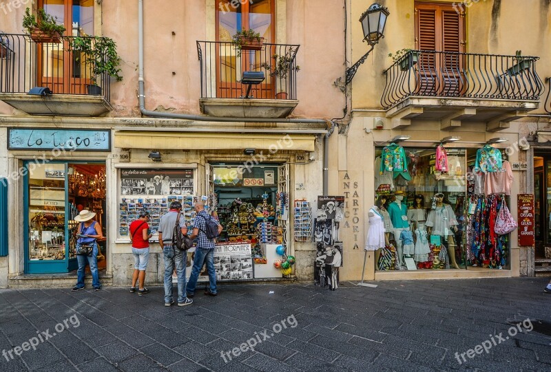 Sicily Sicilian Taormina Store Shop