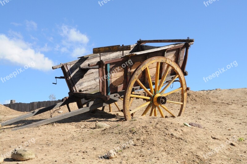 Horse Trailer Western Landscape Sand Hill Free Photos