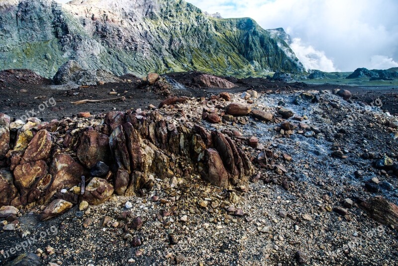 Volcano Rock Nature Volcanic Landscape