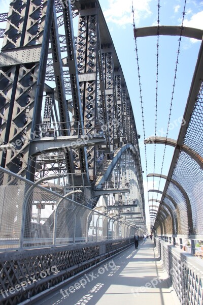 Architecture Bridge Sydney Cityscape River