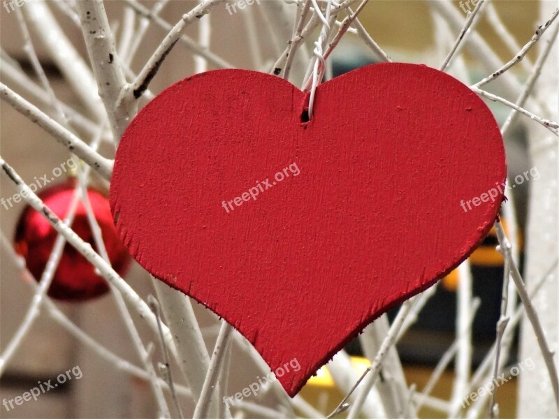 Wooden Heart Mood Decoration Free Photos