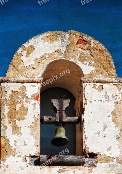 Bell Tower West Far Wrst Mexico Bulrush