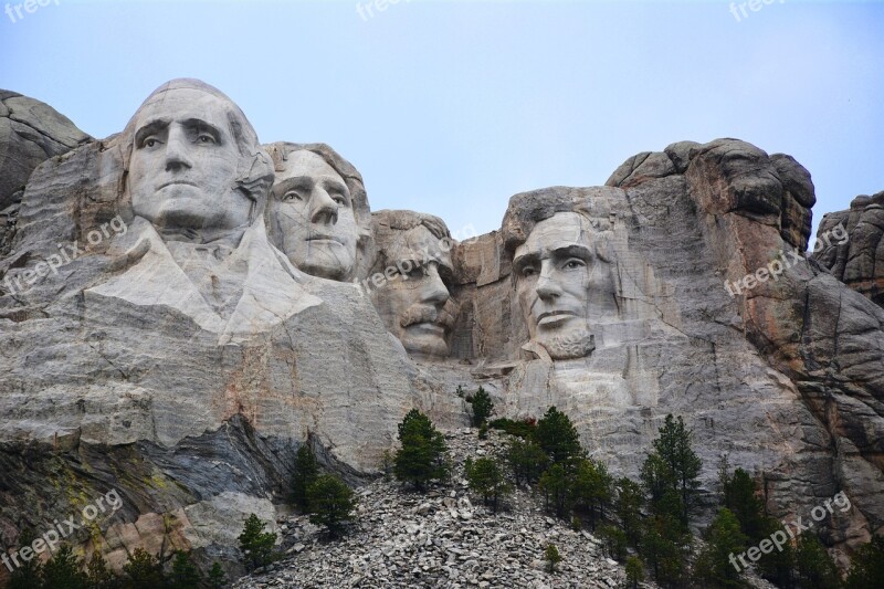 Mount Rushmore South Dakota Monument Historic George Washington