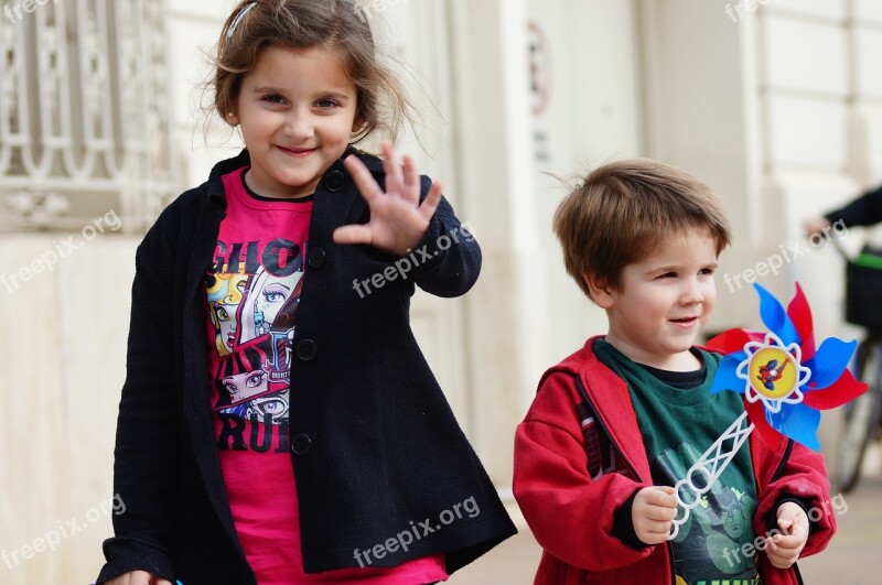 Children Playing Happy Children Fun Joy