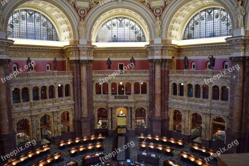 Washington Dc Library Of Congress Architecture Historic Free Photos