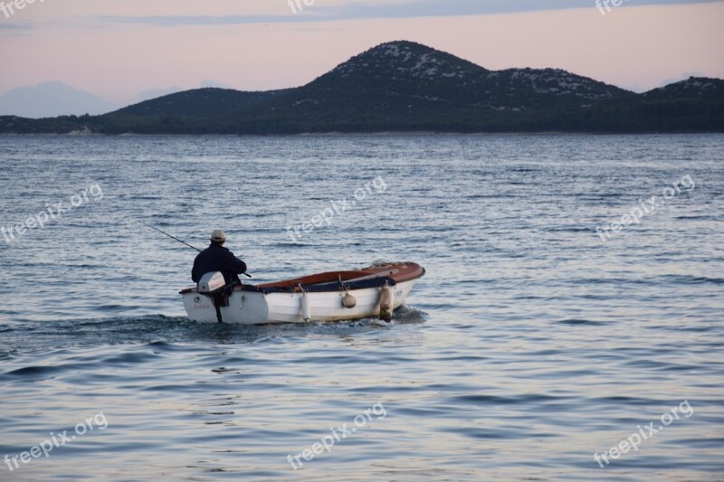 Visser Man Croatia Fishing Free Photos