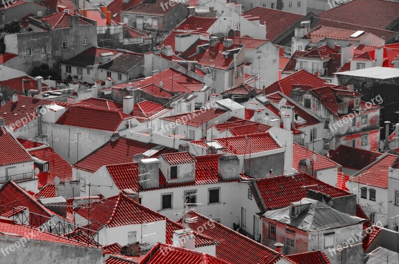 Alfama Lisbon Portugal Europe Cityscape