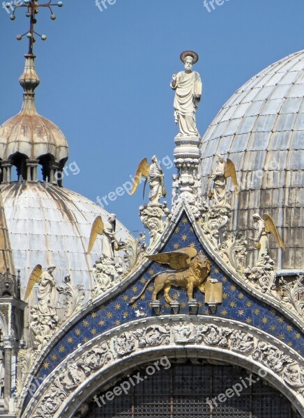 Italy Venice St-marc Cupolas Domes