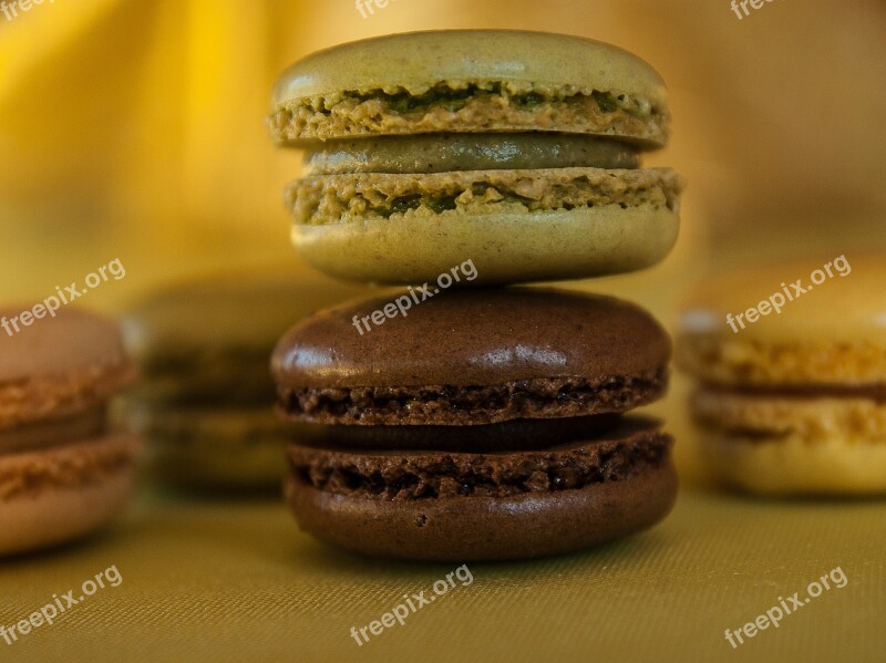 Macaroons Pastry Cakes Biscuits Dessert