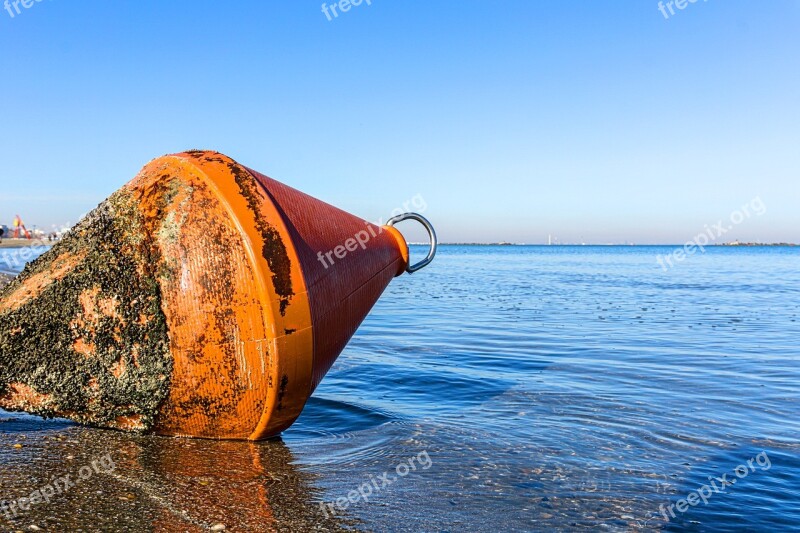 Buoy Great Water Beach Blue