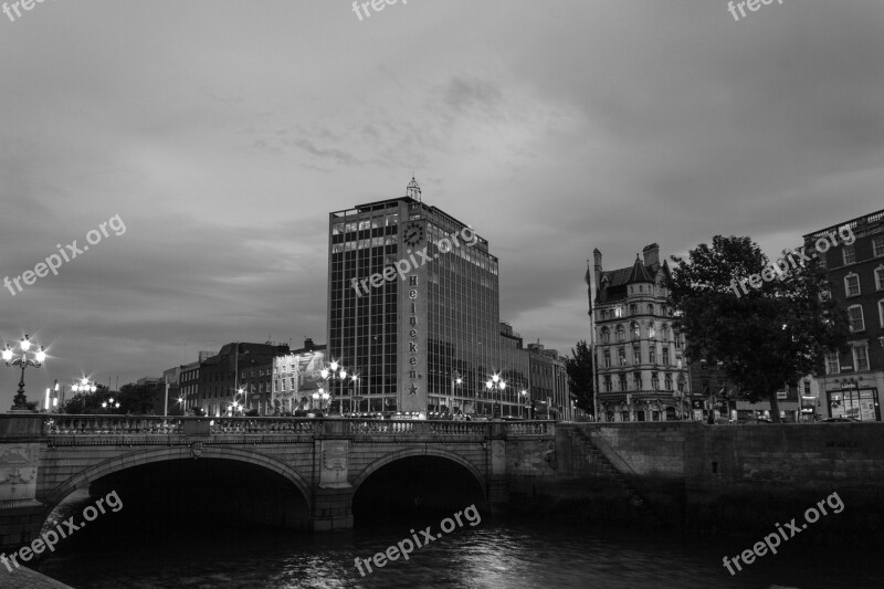 Ireland Dublin Architecture Bridge City