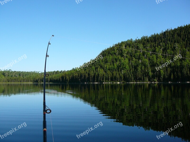 Fishing Water Blue Fishermen Relaxation