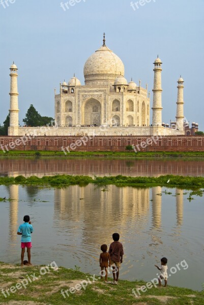 India Travel Agra Palace Taj Mahal