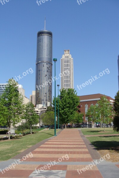 Atlanta Georgia Skyline Cityscape Free Photos