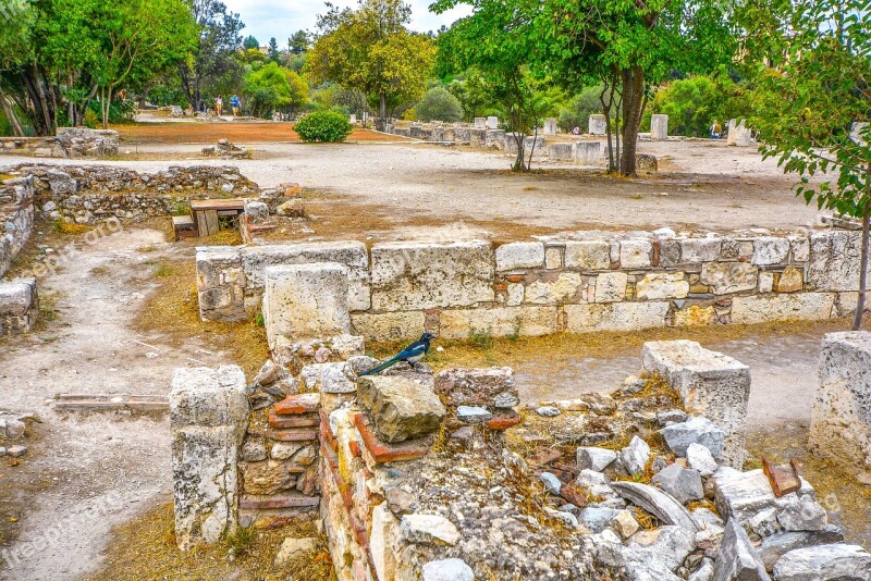 Athens Greece Greek Ruins Ancient