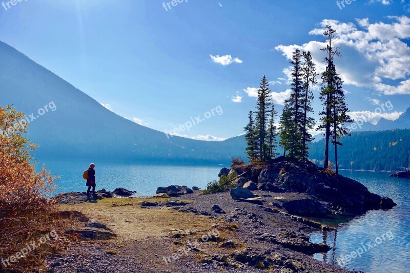 Outcrop Rocky Wilderness Water Landscape