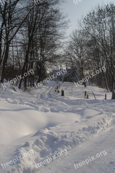 Snow Way Winter Traces Cottage